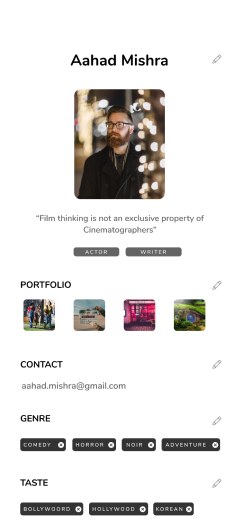 Artcab my profile — portfolio, genre and taste