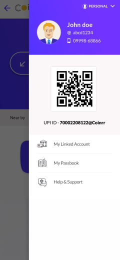 Mobitino pay screen — enter amount and remarks