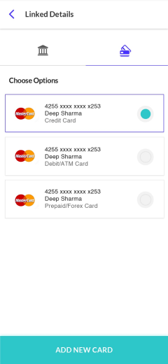 Mobitino pay options — Mobitino ID, UPI, mobile, email
