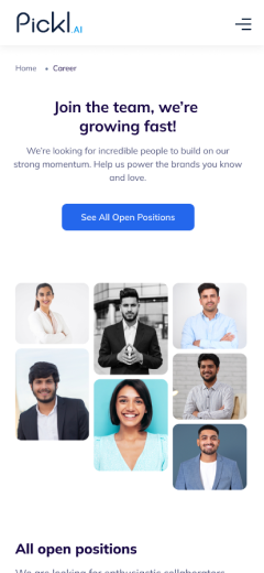 Pickl.AI mobile become an instructor page